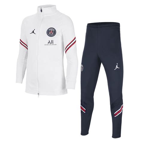 Nike Paris Saint Germain Strike Trainingspak 2021 Platinum Wit .